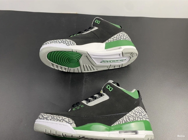 Bmlin Shoes 3 Green Jordan Air CT8532-030 Pine 0812